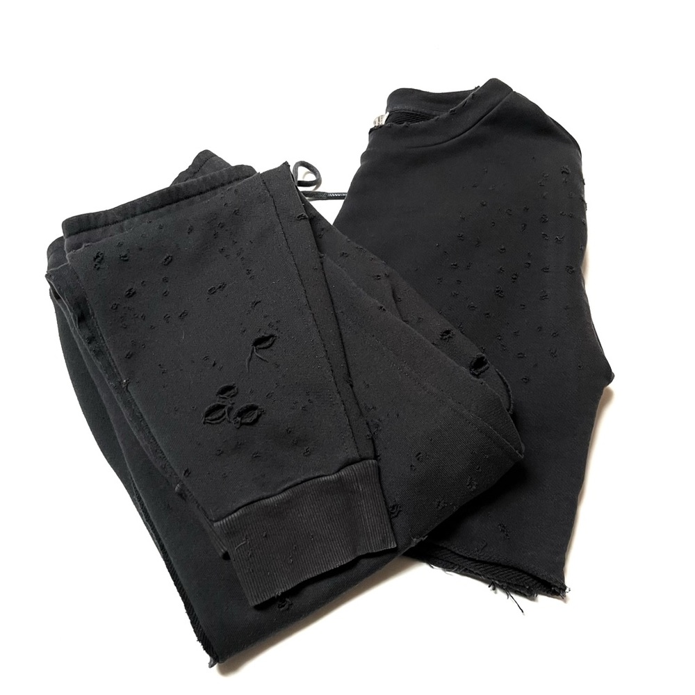 Alo Fierce Sweatpants and Cropped Pullover